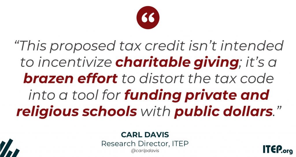 Education Department Tax Credit Proposal Would Undermine Public Schools