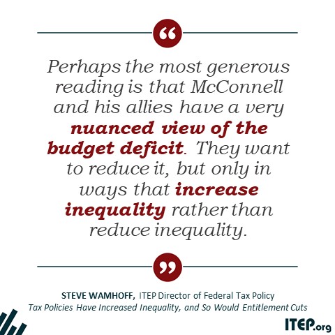 Tax Policies Have Increased Inequality, and So Would Entitlement Cuts