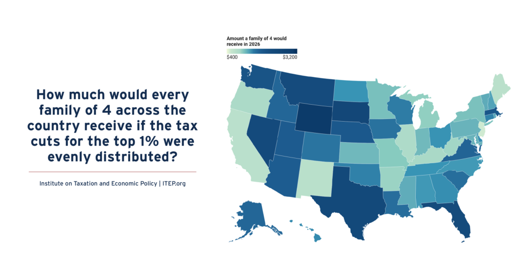 How Much Would Every Family in Every State Get if the Megabill’s Tax Cuts Given to the Rich Had Instead Been Evenly Divided?