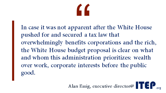 Two Months after Top-Heavy Tax Cuts,  Trump Budget Proposes “Savings” by Making Cuts to Safety Net Programs