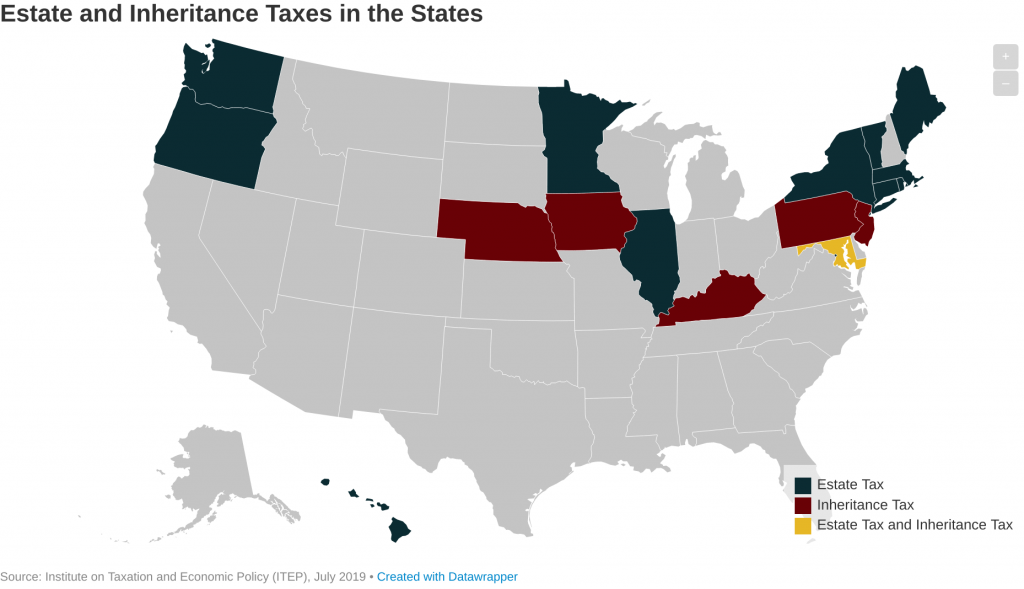 Does Your State Levy Estate and Inheritance Taxes?