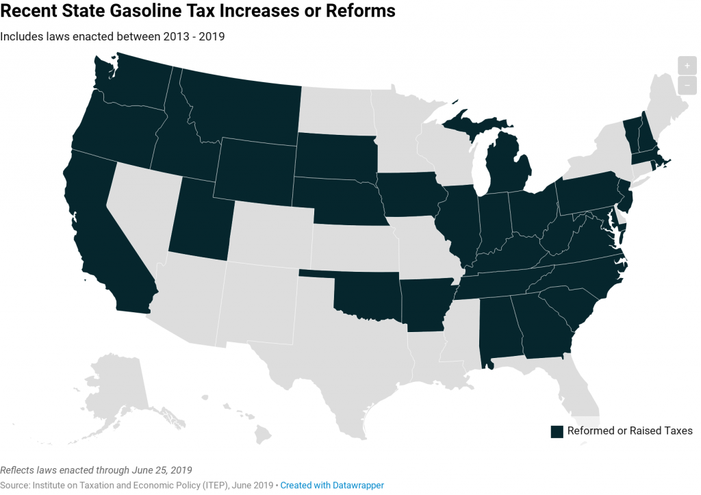 Has Your State Enacted Gas Tax Reform Recently?