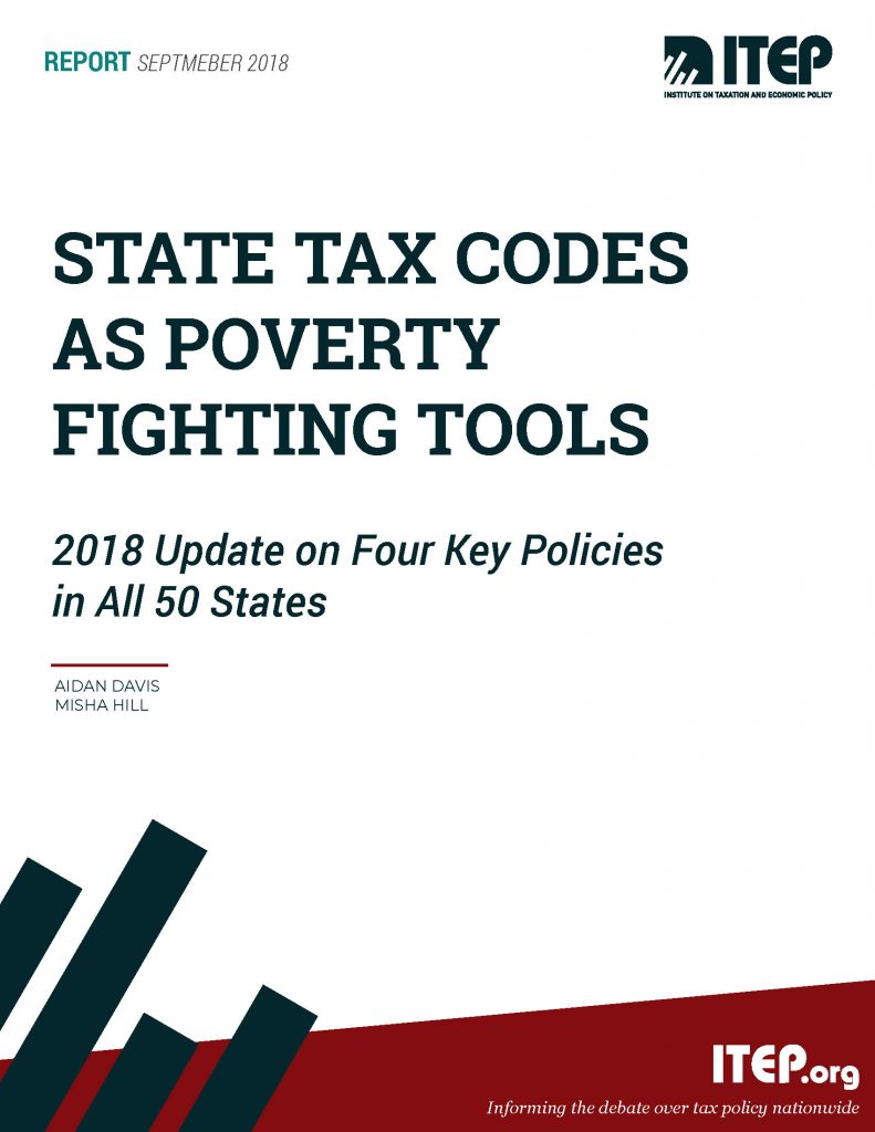 State Tax Codes as Poverty Fighting Tools: 2018 Update on Four Key Policies in All 50 States