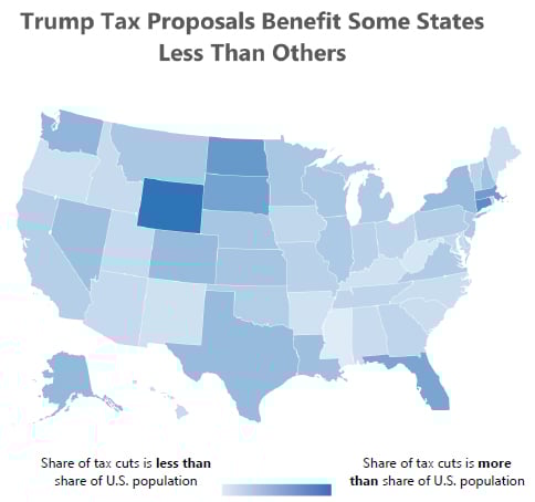50-State Analysis of Trump’s Tax Outline: Poorer Taxpayers and Poorer States are Disadvantaged