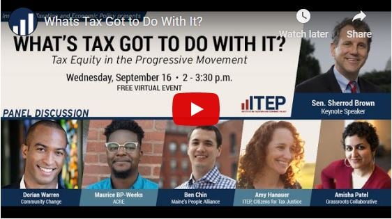 Webinar: What’s Tax Got to Do With It? – ITEP