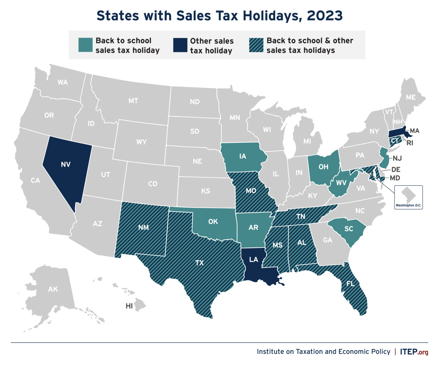 What States Have Sales Tax Holidays In 2023 ITEP what-states-have-sales-tax-holidays-in-2023-itep